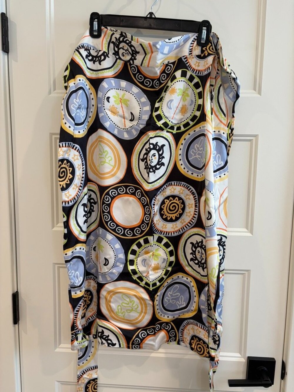 Never Fully Dressed Silky Greecian Wrap Skirt